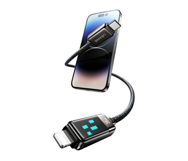 USAMS Kabel USB-C na Lightning 30W 1,2m Fast Charging Data Cable - 1568994 - zdjęcie 4